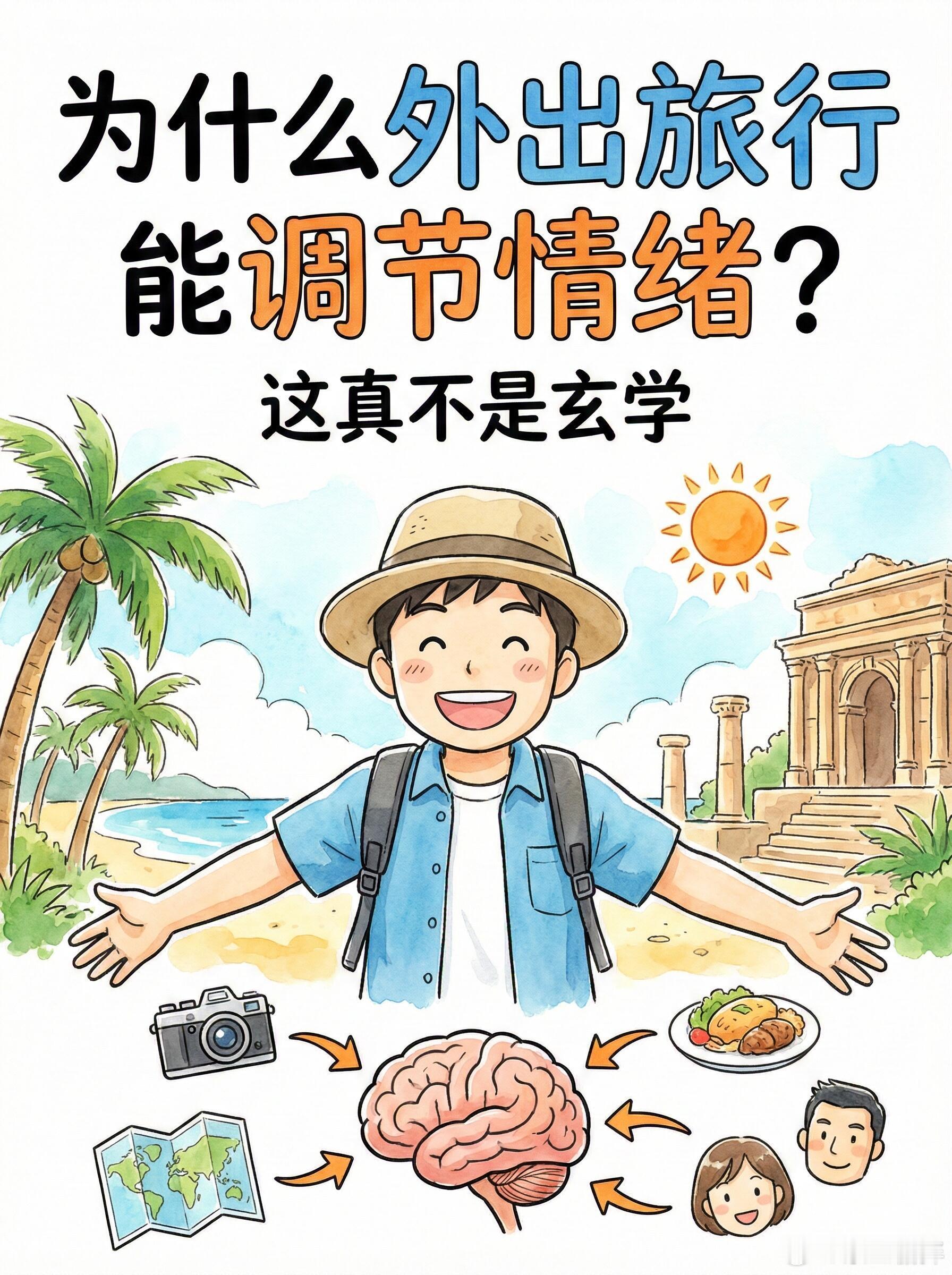 突然发现户外是情绪的避难所为什么外出旅行能调节情绪？这真不是玄学！ 