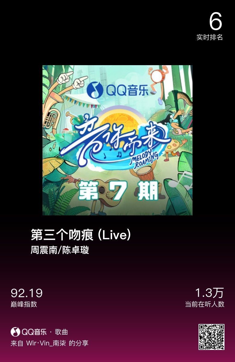 分享音乐卡片  