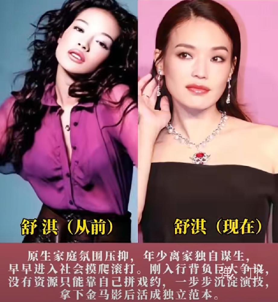 盘点5位从寒门熬成顶流的台湾女艺人，每一位都是实打实逆风翻盘！
舒淇小时候家境清
