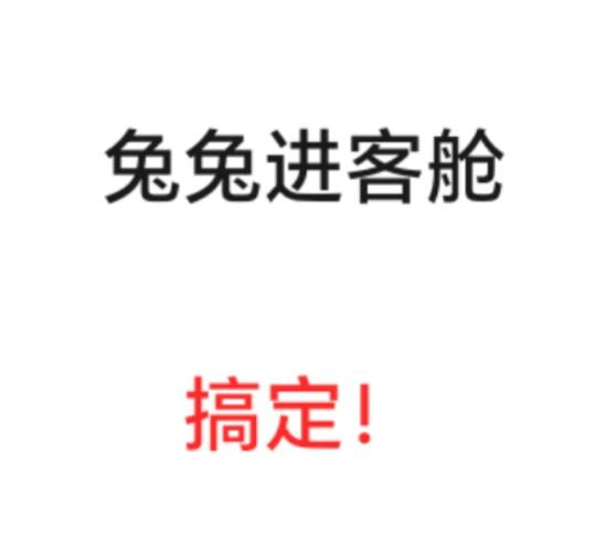 兔兔坐飞机具体流程，下周发布！