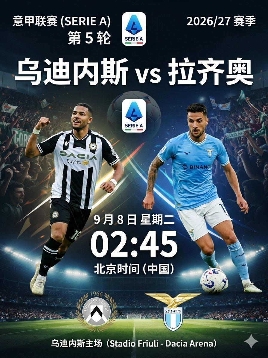 006 意甲2026-09-08 02:45乌迪内斯vs拉齐奥大体方向：让贏风向