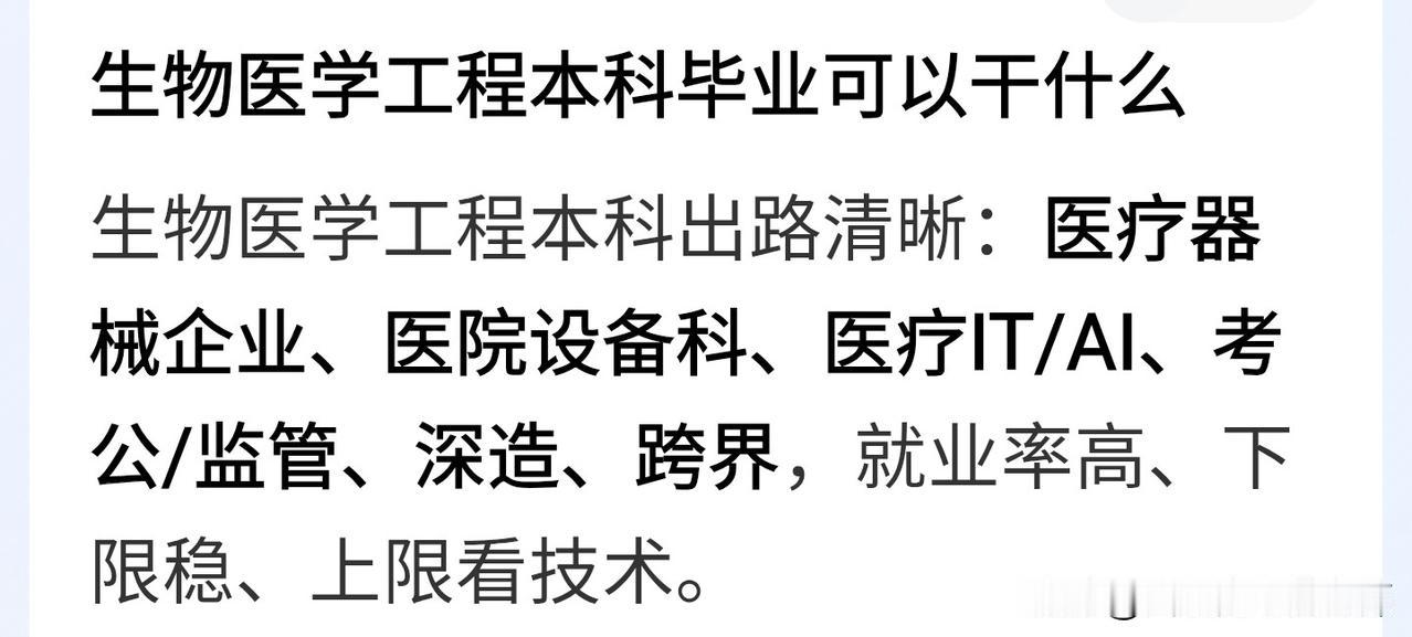 康复大学生物医学工程 589 的录取分数线引起了很多争论，其实这个专业分数线 5