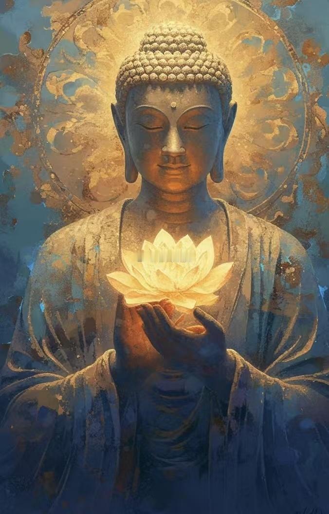 转赞：佛祖保佑，稚童茁壮聪慧灵动 