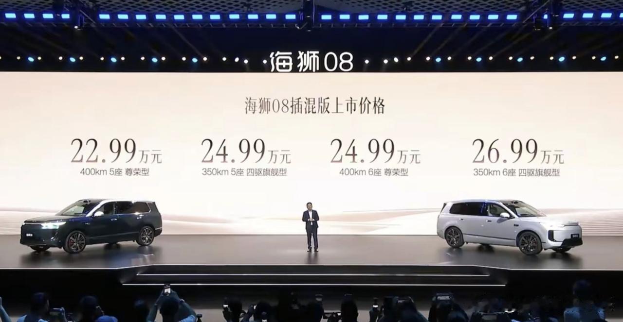 海狮08：越级登场，重塑中型SUV价值标杆

价格震撼揭晓！纯电版23.99-2