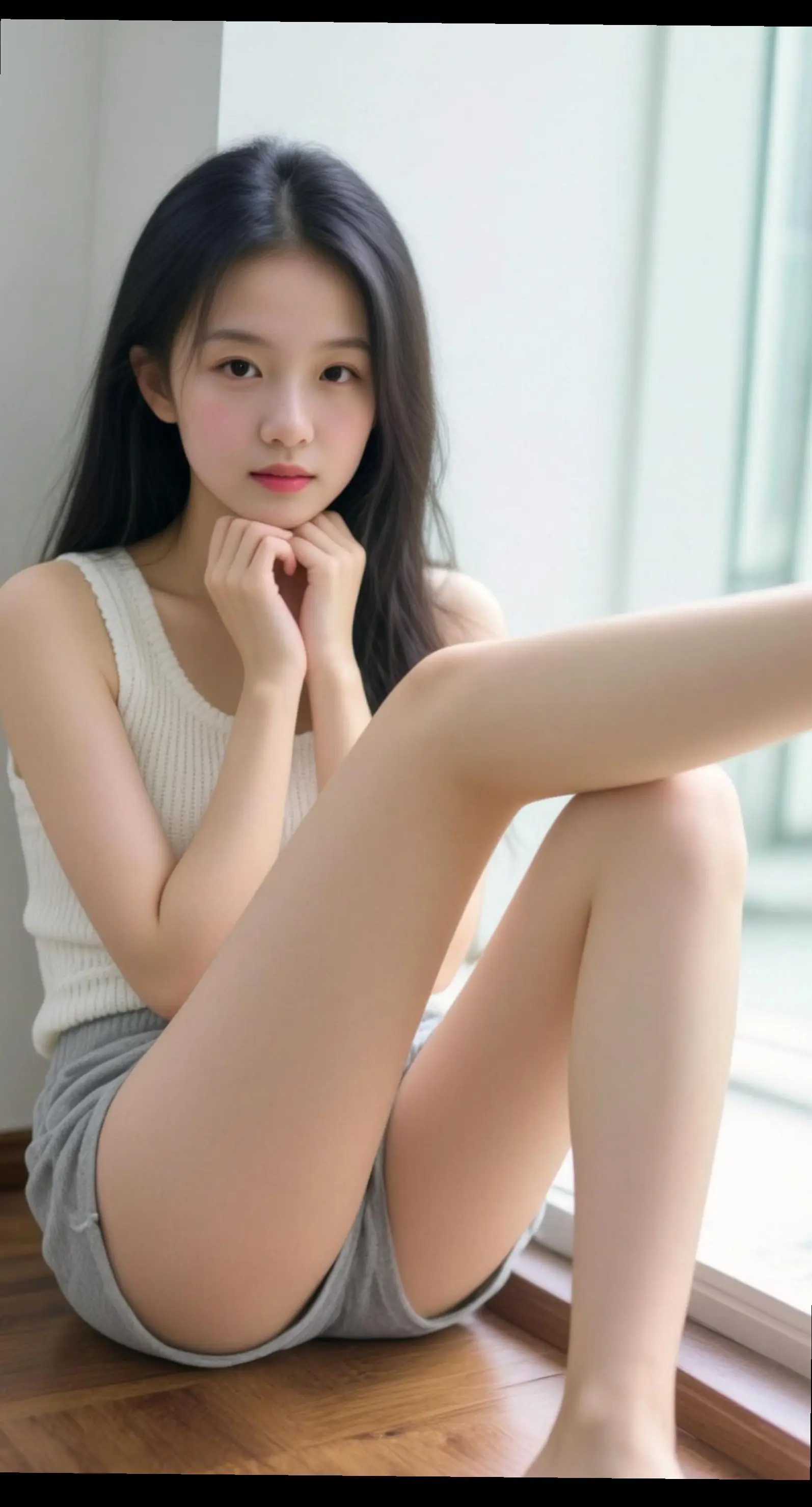 AI清新少女写真 ai创作