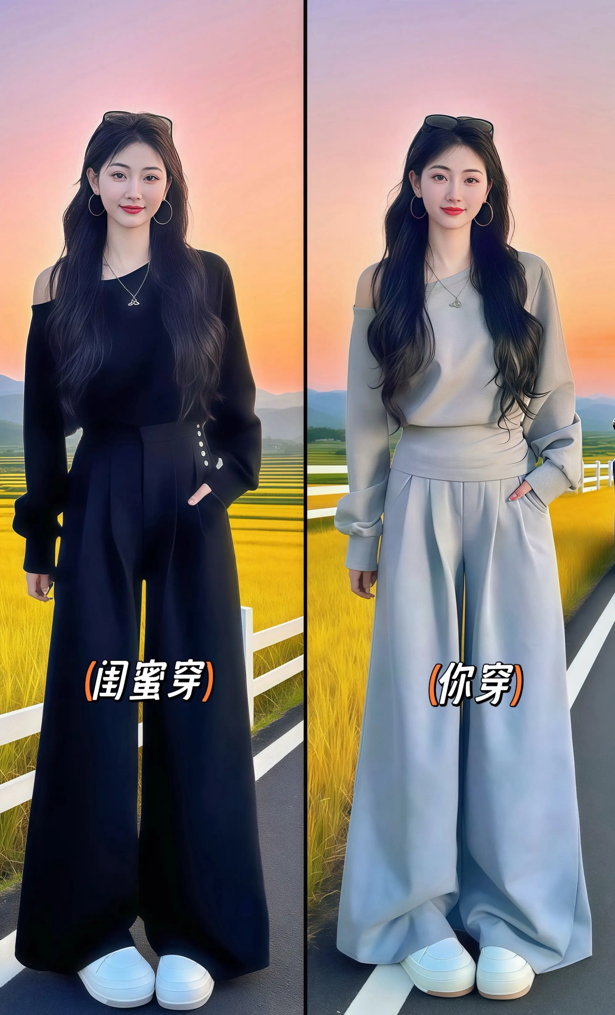 早秋这样穿又美又飒✨。