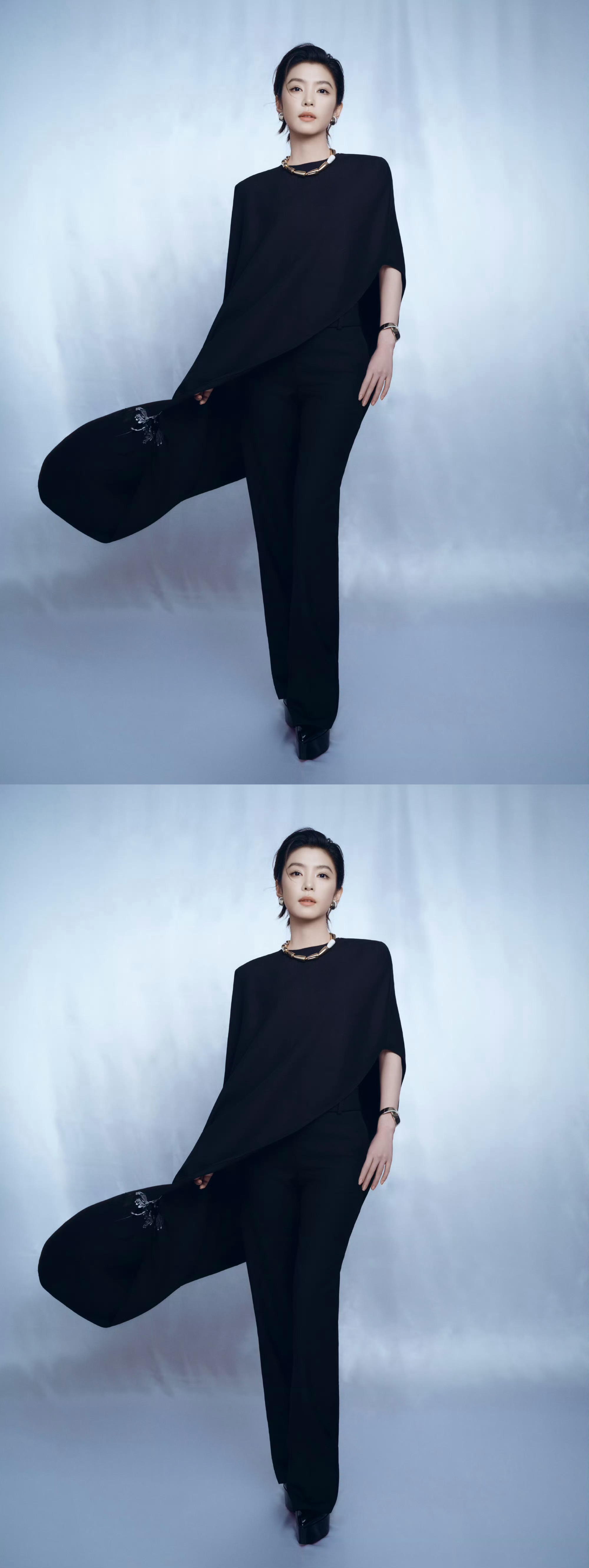 李云霄百花奖造型出图李云霄百花奖造型出图，是短发耶，好飒，期待红毯 百花奖造型出
