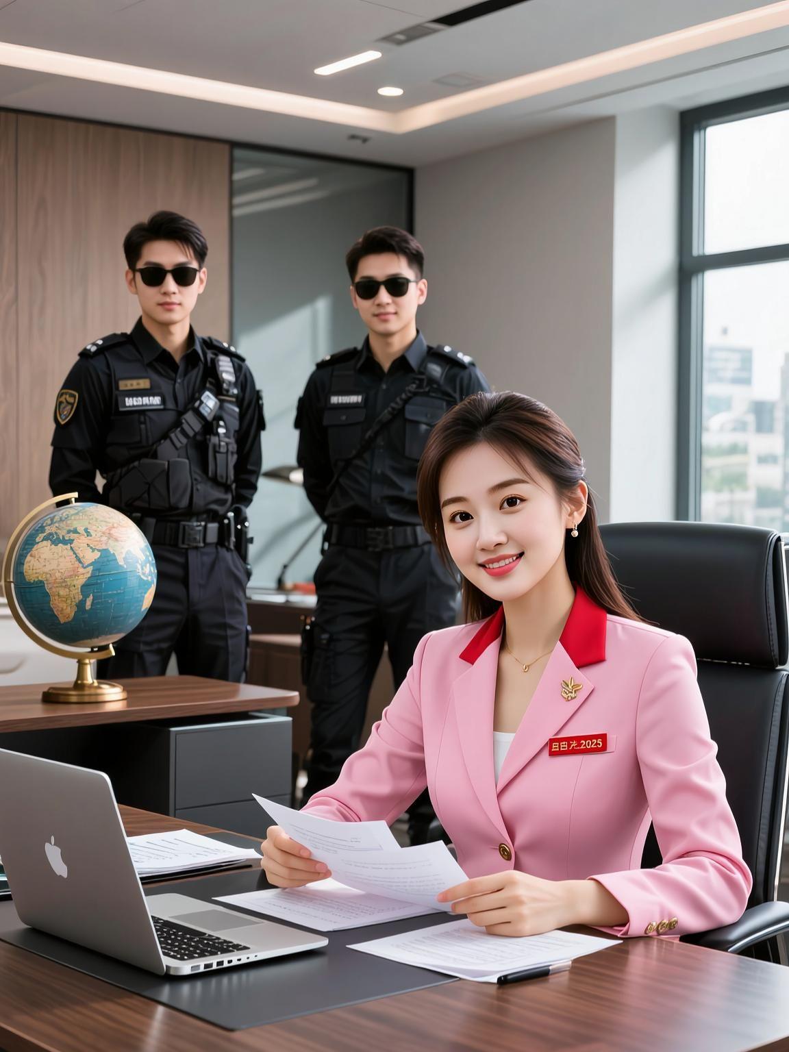 AI橙装批阅随拍 抖音ai创作 职场女总裁