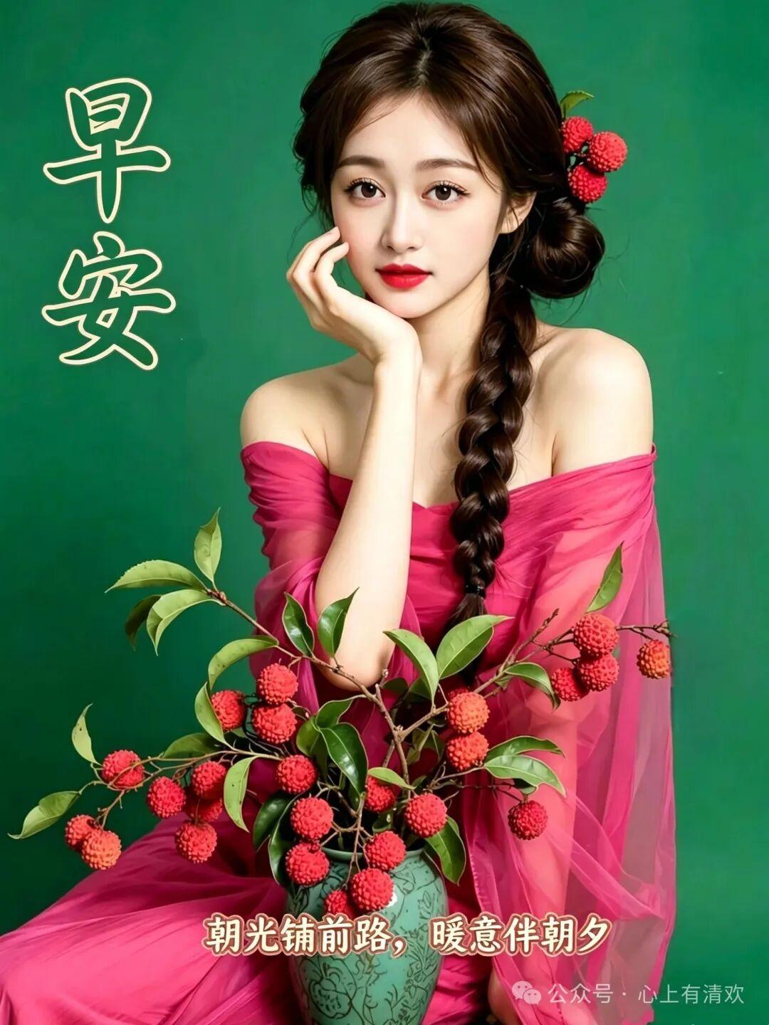🌹早安美好，朝阳引路，🙏 云朵护航，全新的旅程已开启。🌺 愿你：踏浪而行遇