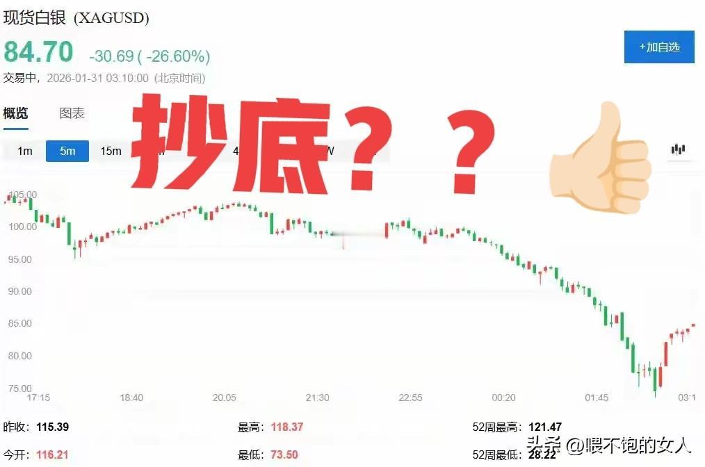 我去！
都吹牛逼，有啥好吹牛逼的，下周白银反手再给你拉上来，看你急不急？到时候你