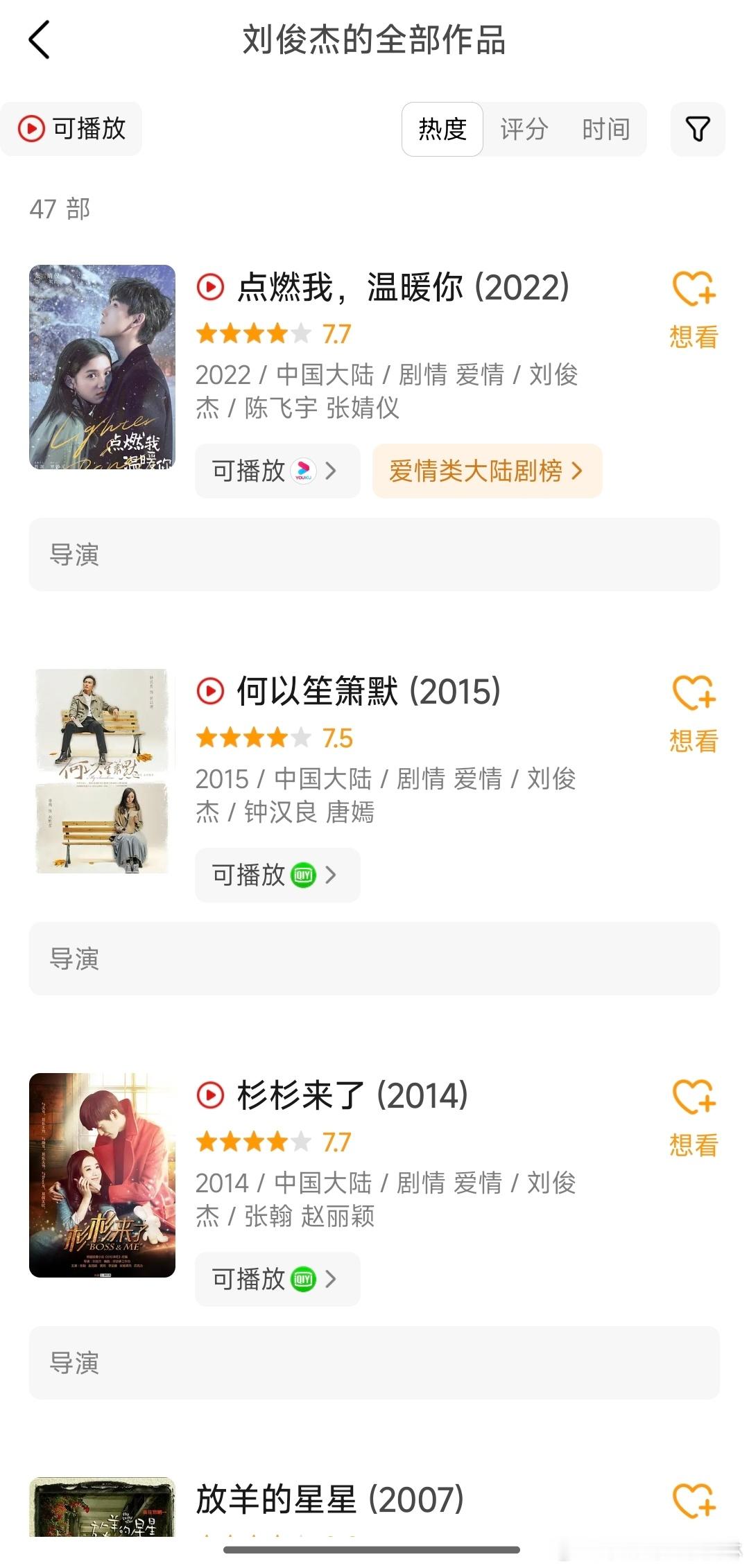 野狗骨头导演70了还在拍纯爱 很难不佩服刘俊杰，一把年纪还专注纯爱剧集，《野狗骨