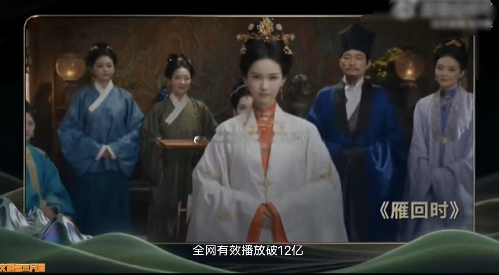 腾讯的阅文官方说陈都灵雁回时有效播放量破12亿，也就是集均4k+ 