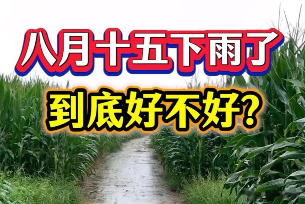 “最怕八月十五是雨天”，今日八月十五，有啥征兆？
 
农历八月十五中秋节，不只是