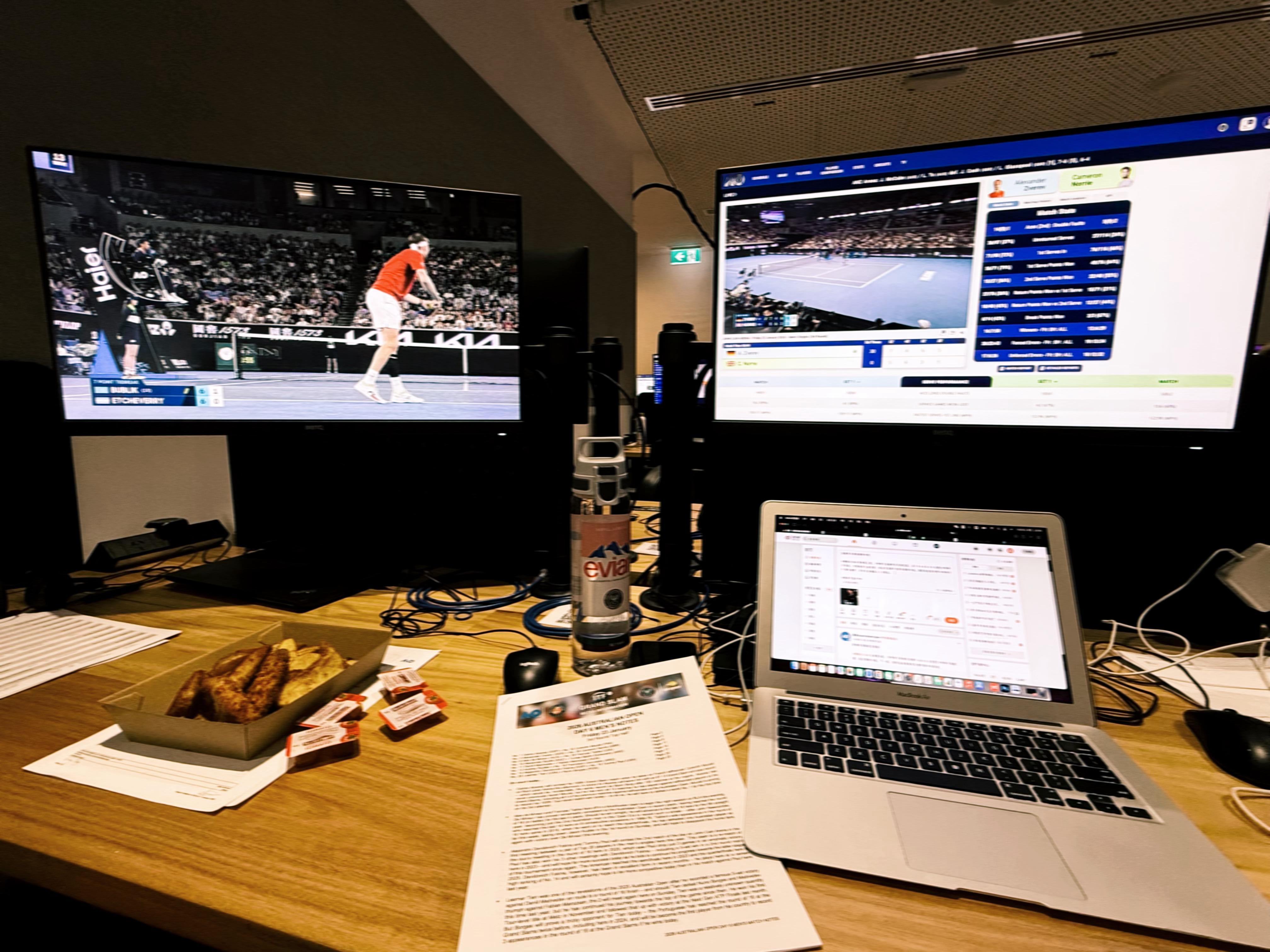 我发现今年澳网好像都没有打到太晚的比赛，继续保持～澳网2026