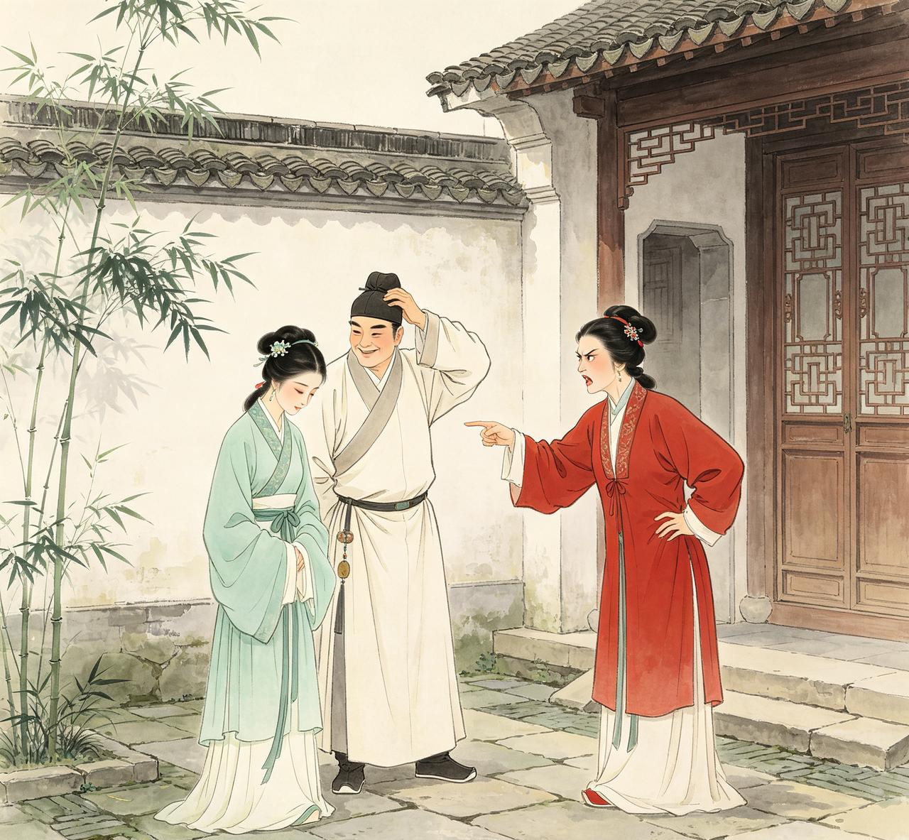 明朝万历年间，小青是杭州一位小家碧玉，天生聪慧过人。十六岁时，嫁给了一位书生，乃