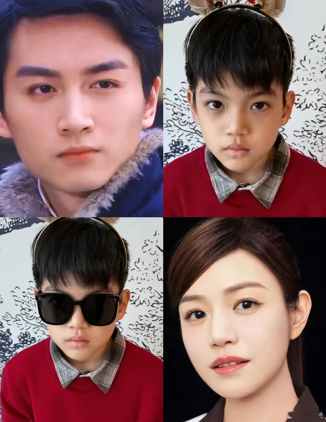 对基因起了敬意。。。。。。有网友豆包AI了陈妍希儿子的眼睛，感觉下半张脸很像妈妈