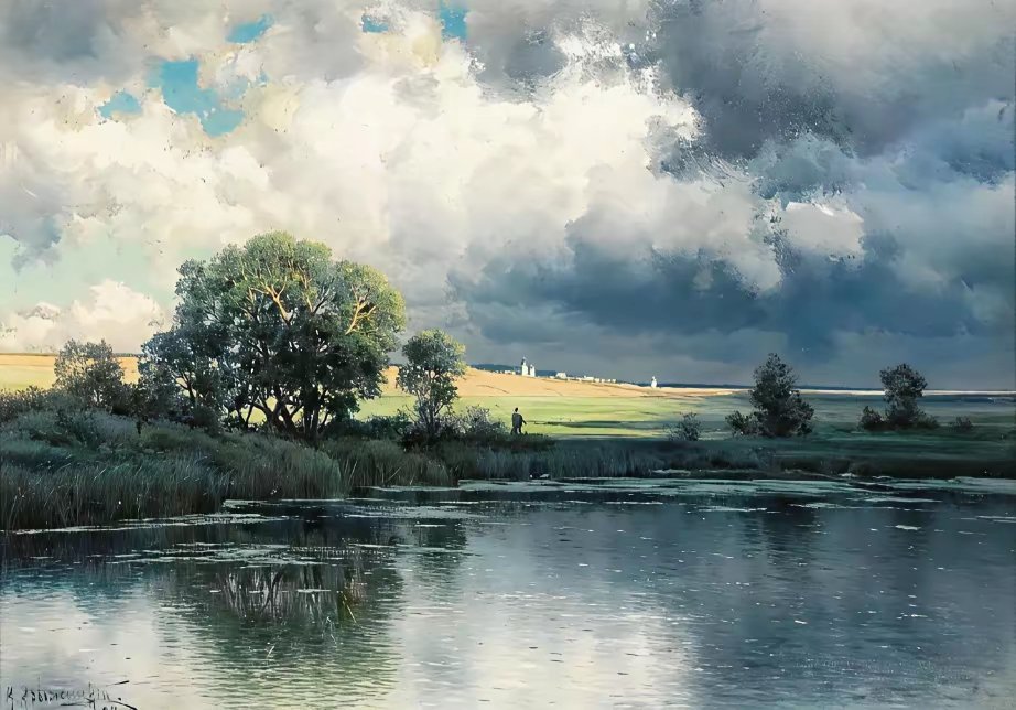 俄罗斯画家 Konstantin Yakovlevich Kryzhitsky绘