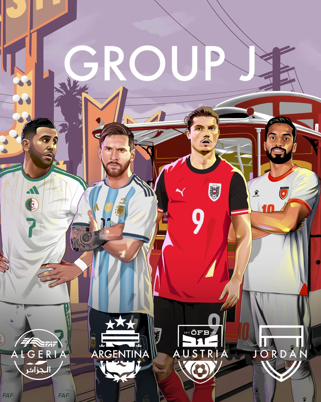 世界杯揭幕战是当地时间6月11日J组第一个比赛日是当地时间6月19日J组第二轮比