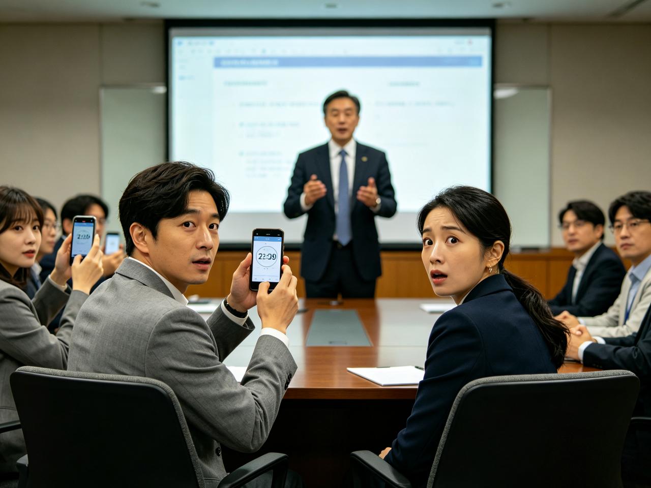 公司来了个新同事，领导说“我简单讲两句”，他真拿手机计时了

公司来了个新同事。