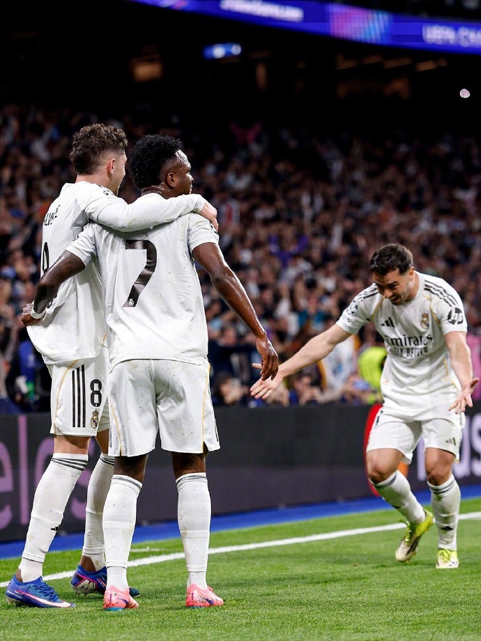 皇马3比0曼城 首回合旗开得胜🔥次回合全力出击，向晋级冲锋！ 