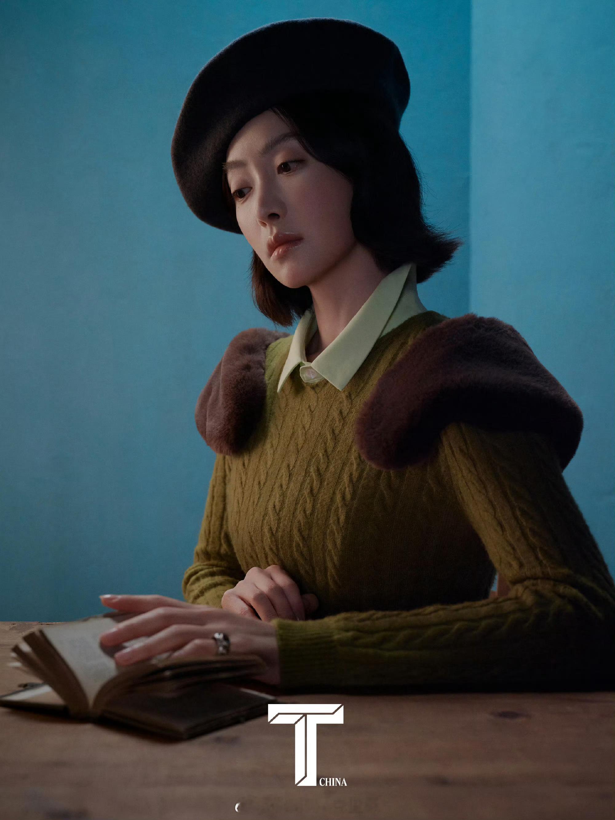 宋茜 x T中文版┊身穿Louis Vuitton 2026秋冬系列新装，登上T