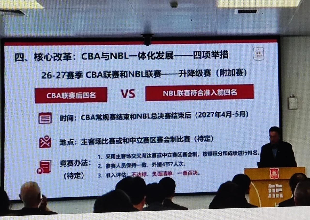 升降级的好处是让球迷知道NBL的存在感，让CBA不能有摆烂球队，俱乐部杯说明积极