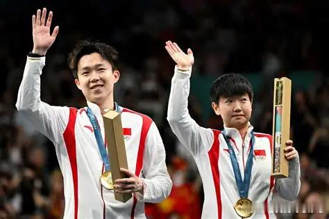 孙颖莎王楚钦混双搭档斩获超20枚金牌 2017年亚青赛第一次搭档，王楚钦和孙颖莎