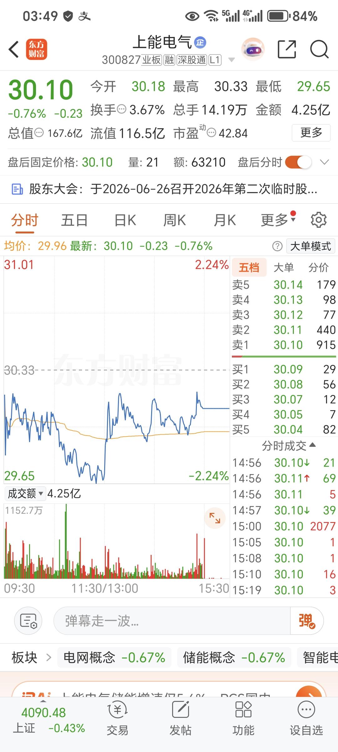 记录我的2026根据中关村储能产业技术联盟（CNESA）的统计，公司在国内储能变