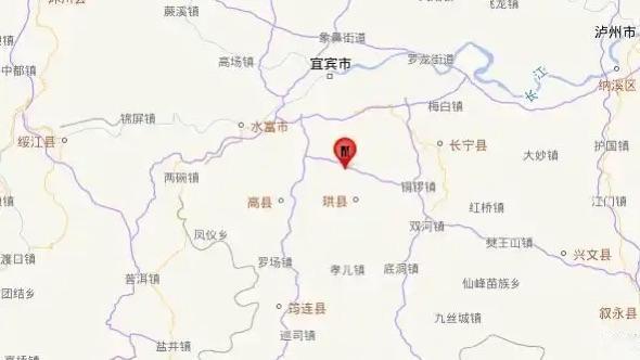 中国地震台网正式测定，7月8日6时12分，四川宜宾市高县发生5.0级地震，震源深