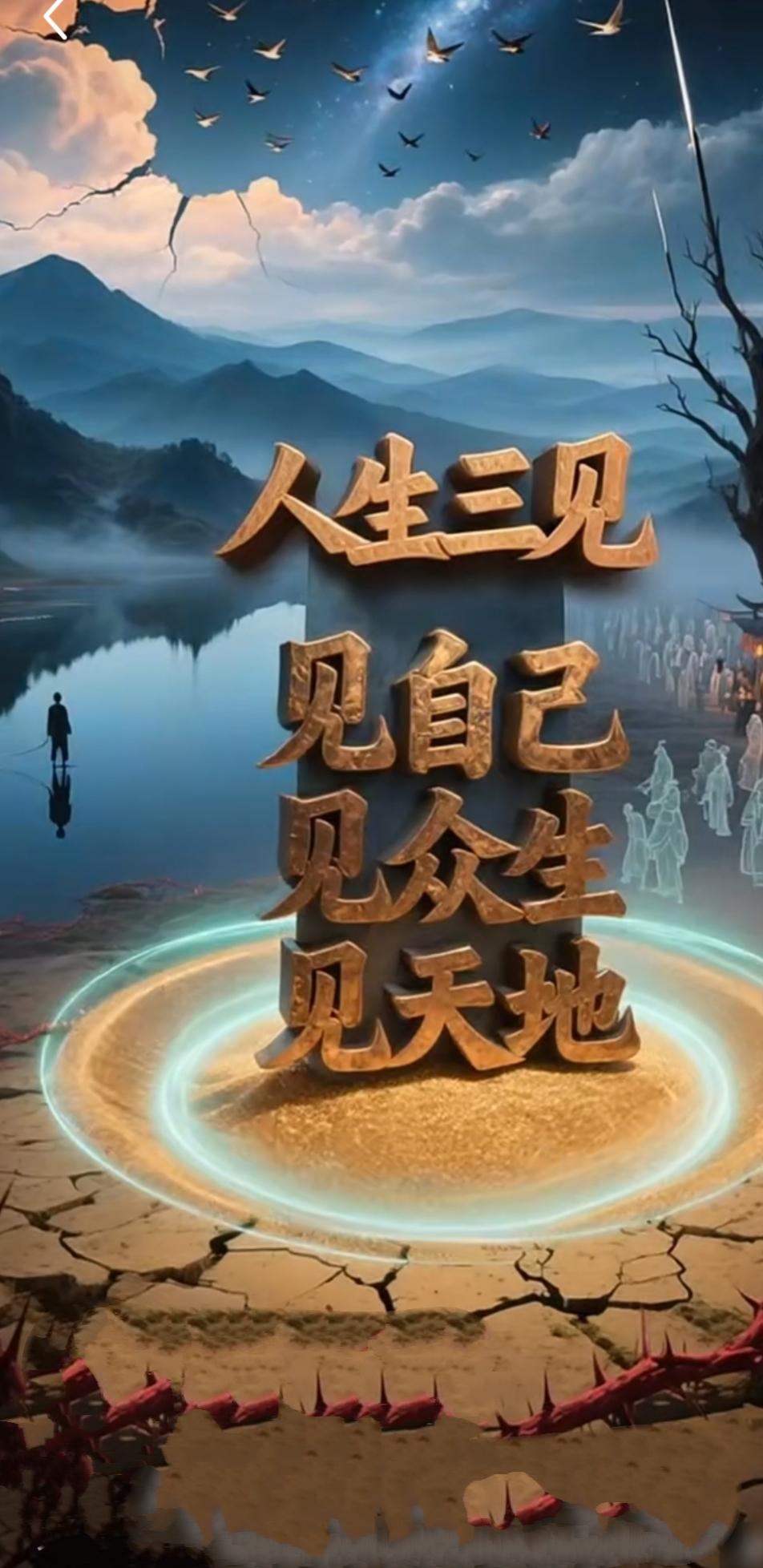 人生三见
       2026年是我实践“人生三见”之年。见自己，如通过静坐，
