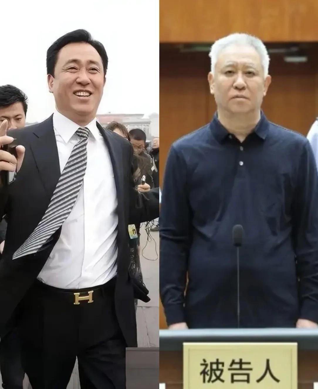 谁能想到，短短几年光景，人生落差会如此之大。
当年意气风发的许家印，一身西装，笑