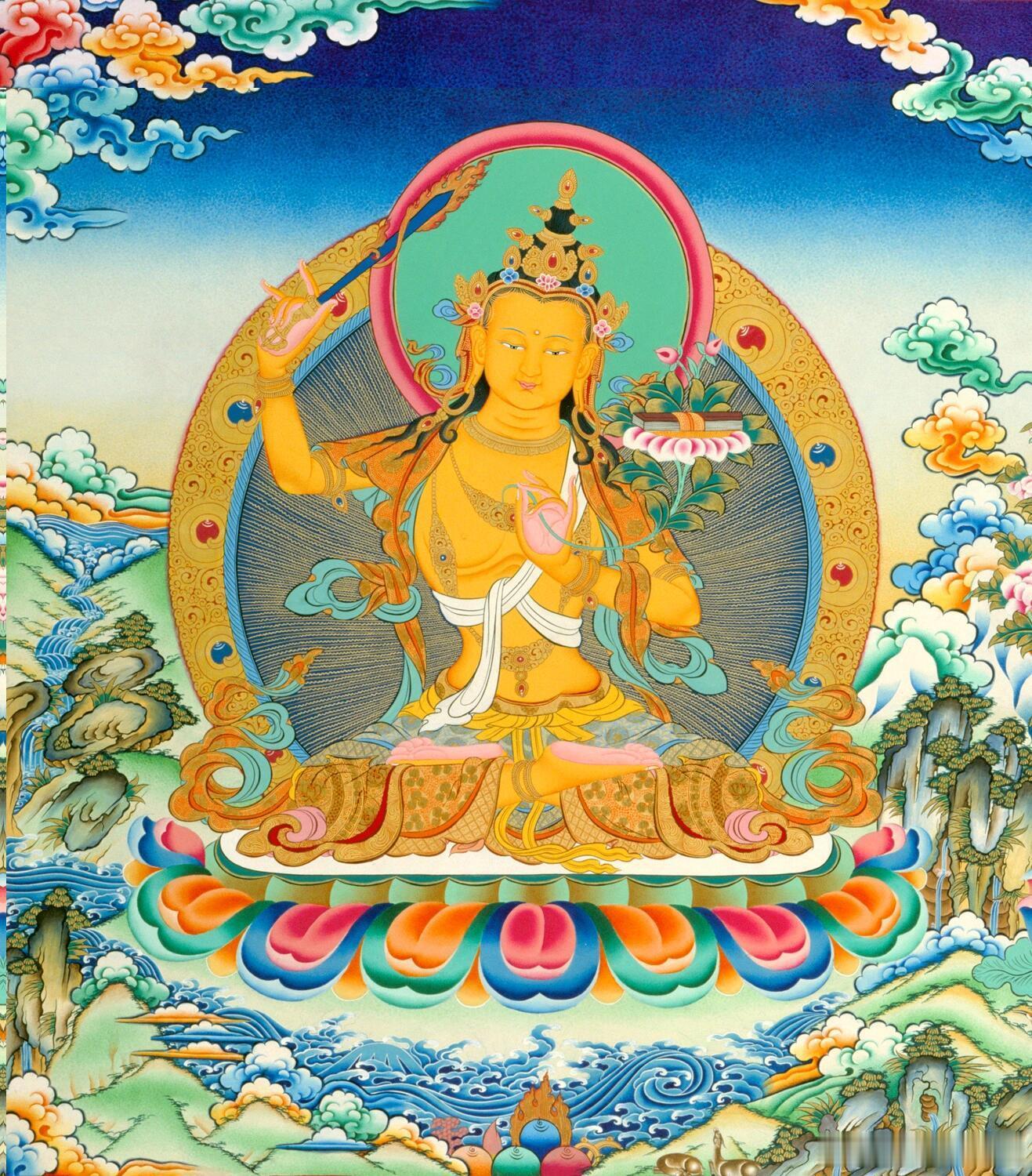 遇见文殊菩萨，见者心想事成，许愿很灵！ ​​​