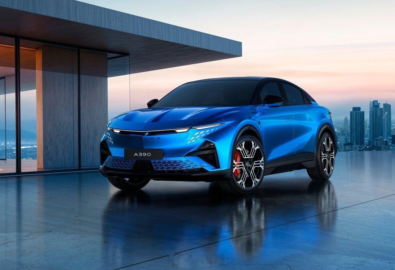 纯电轿跑SUV，Alpine A390基于AmpR中型平台，车身尺寸4615x1