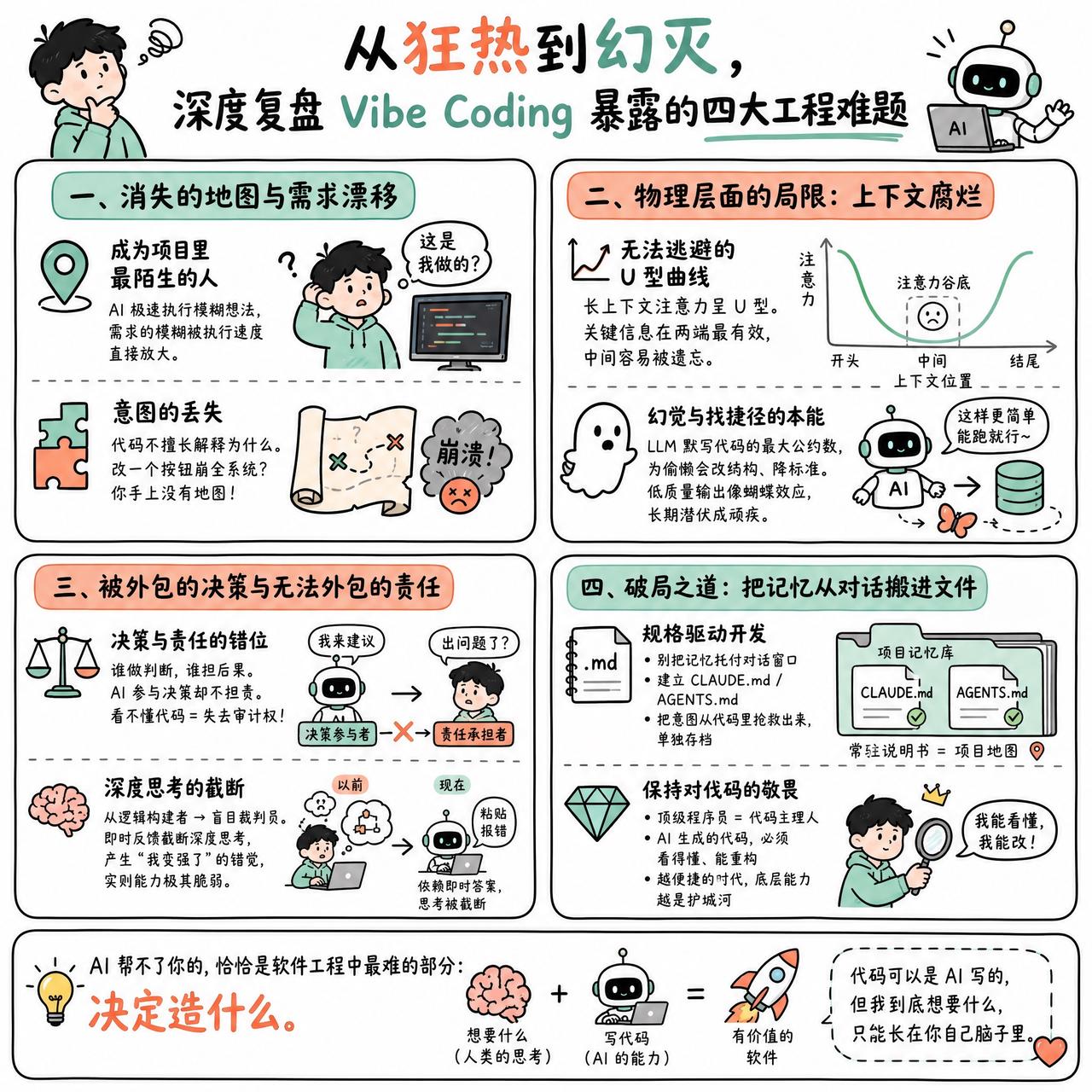 【深度复盘 Vibe Coding 暴露的工程难题】

从狂热到冷静，Vibe 