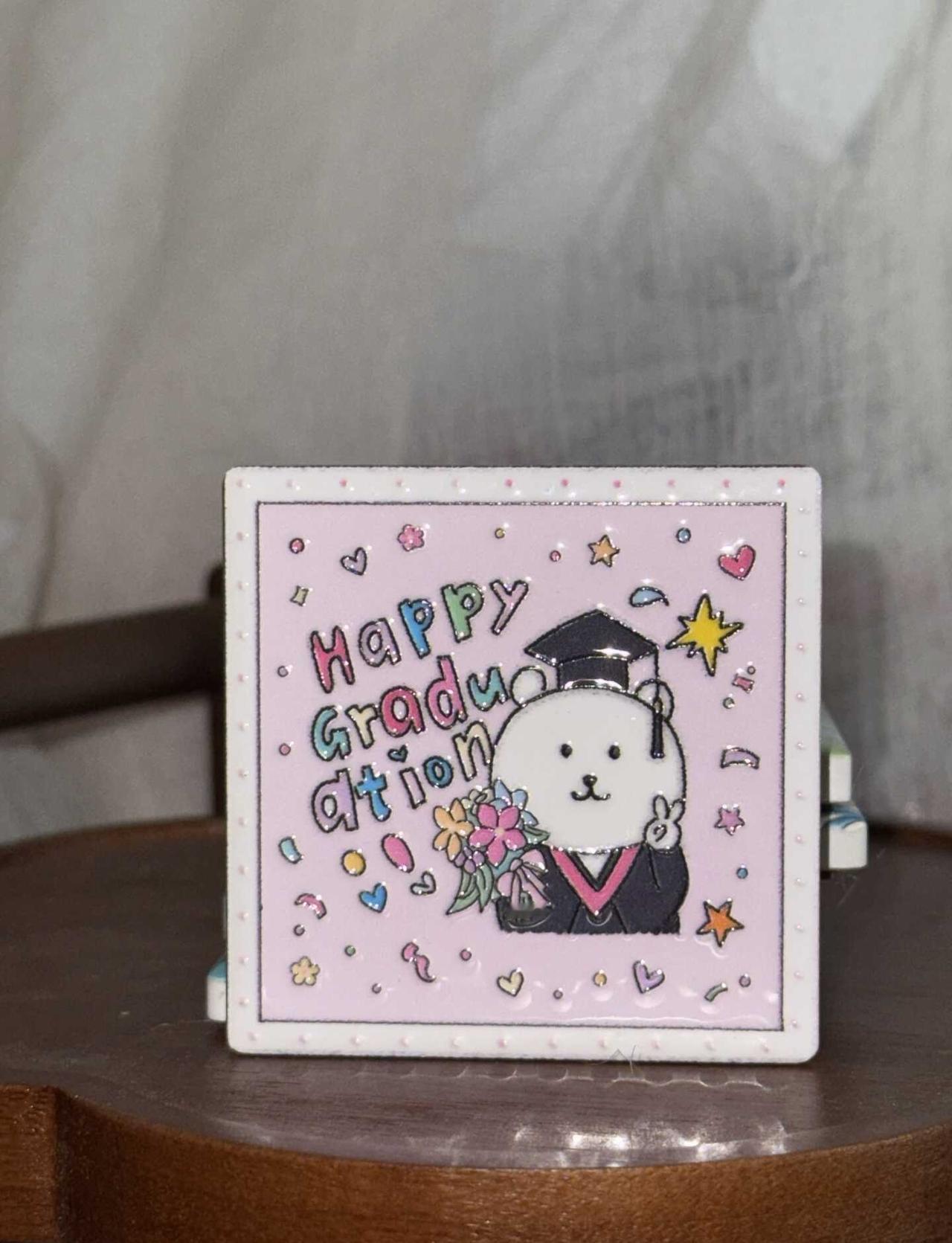 这才是冰箱贴该有的样子！
🎓Happy Graduation
小熊替我收下所有