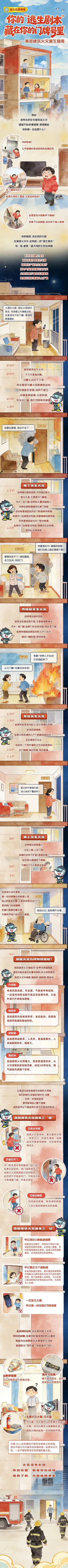 高层建筑发生火灾如何自救？
湖北应急的这份收藏指南请收藏好……高层住宅楼火灾 火