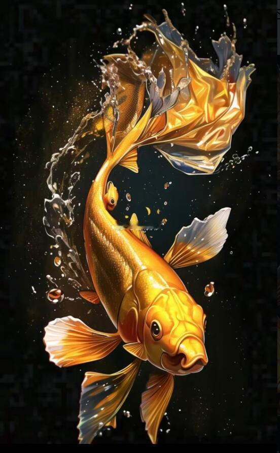 水生鱼，鱼生财，财养人，点赞转走，福气，财气，随之而来，八月初一接福禄，百倍灵?