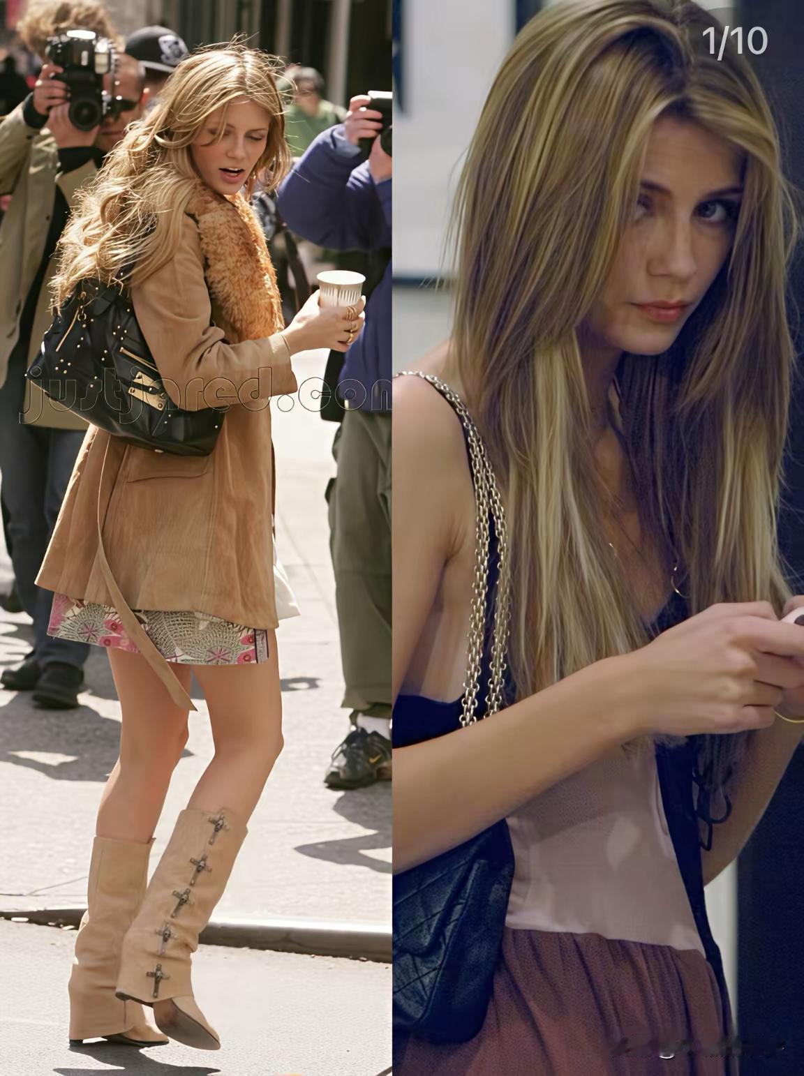 无法复刻的千禧街拍女王👸
觉得外国人都长一个样子，只觉得好看，不认识是谁！