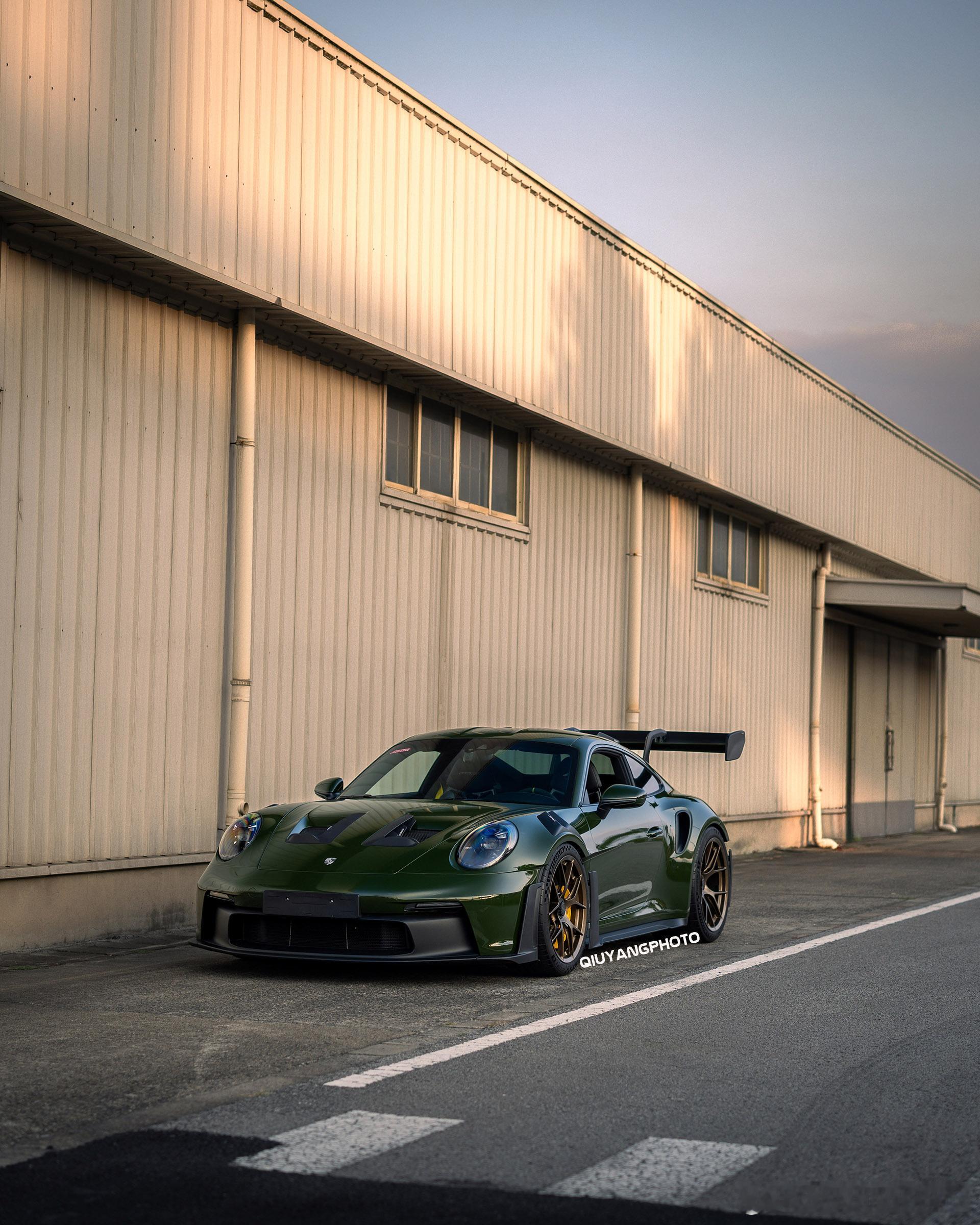 Porache 992 GT3RS  保时捷Car meet活动那天直到傍晚才出