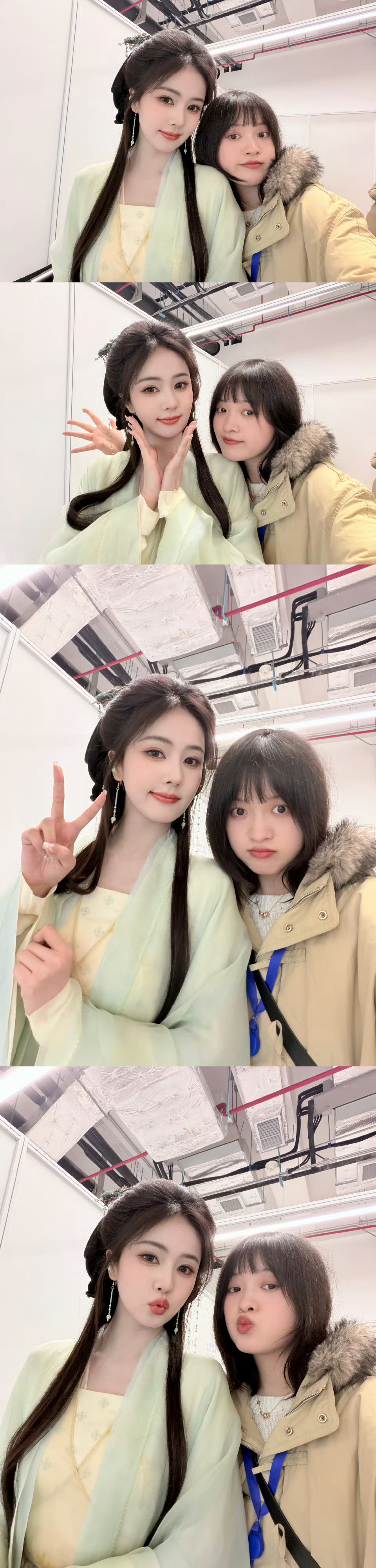 白鹿给呵呵买车真的被白鹿和闺蜜呵呵的友谊一次次打动！两个人就在繁忙的工作中互相陪