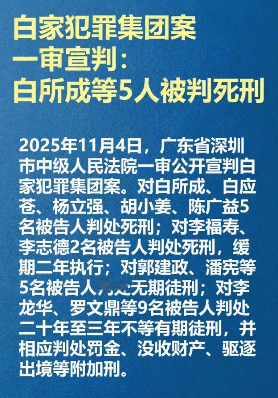 就喜欢打脸有些人
这不白所成，白应苍被判死刑了
当初网上有那么一批人叫嚣着不可能