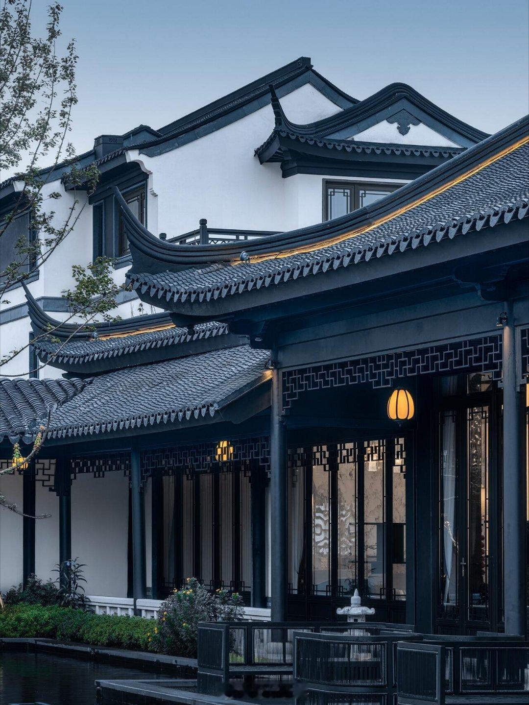 中式宅院，意韵绵绵 。#遇见艺术# ​​​