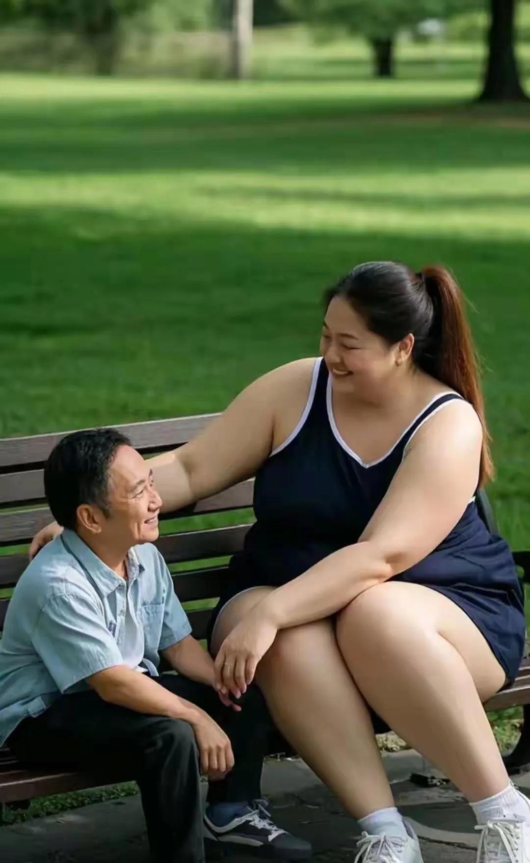 恩爱夫妻，幸福生活。