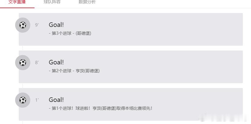 哥德堡十分钟进三球 现在哥的宝怎么这么猛了，一上来就进三个，瓦尔特斯拉还能追上来