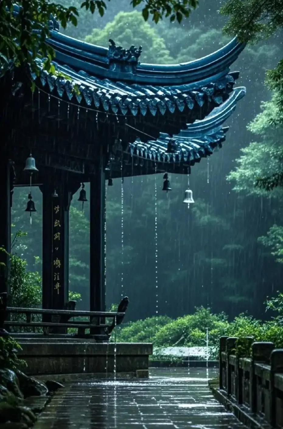 名字被风吹了三次
 
第一次，风铃在七层塔檐上晃，声音像谁把旧信纸撕成碎片。我听