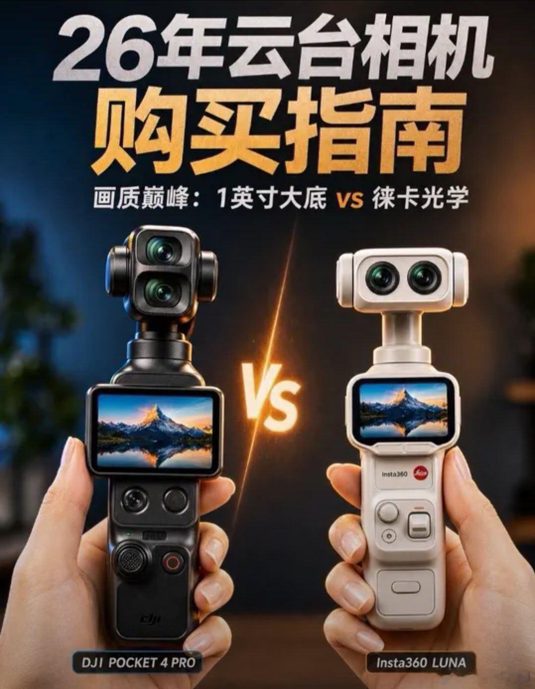 云台相机影石大疆谁更强 终于是来到了双摄云台相机的巅峰对决了！我觉得刚刚发布的大