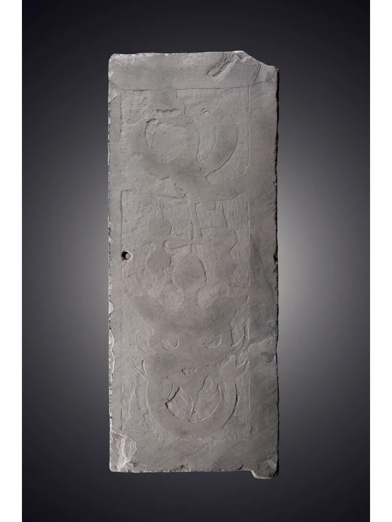 郭仲理墓门扉画像石（右侧）