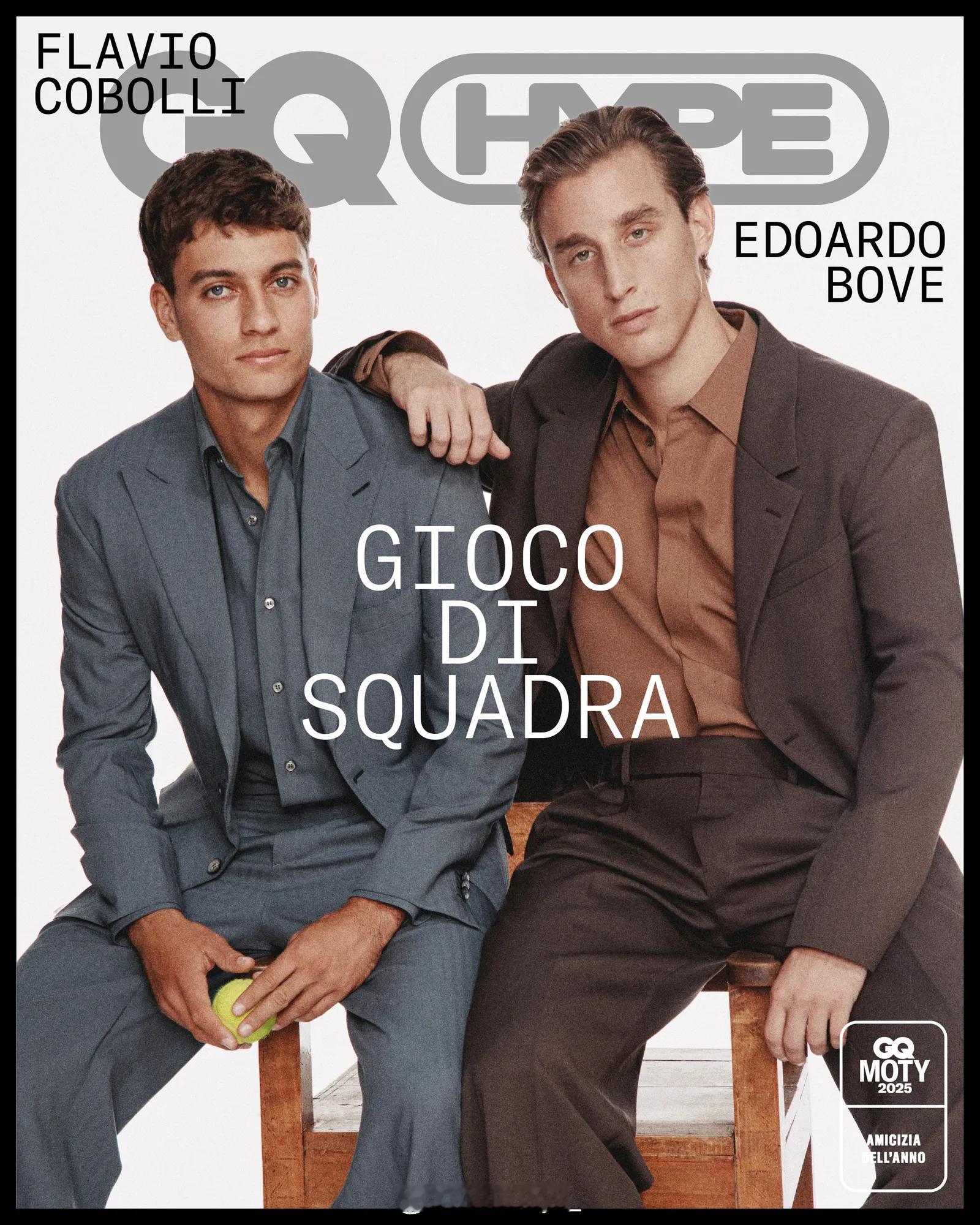 出镜战绩+1大家的又一张GQ封面来啦——科博利与发小博维登对亮相👁前六张都捕捉