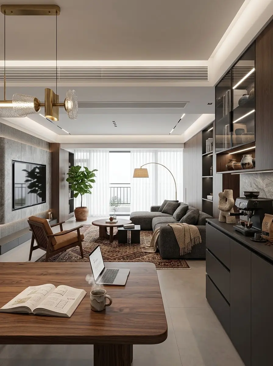 成都武侯140㎡意式极简，质感与温度并存。📍 本项目坐落于成都武侯区...