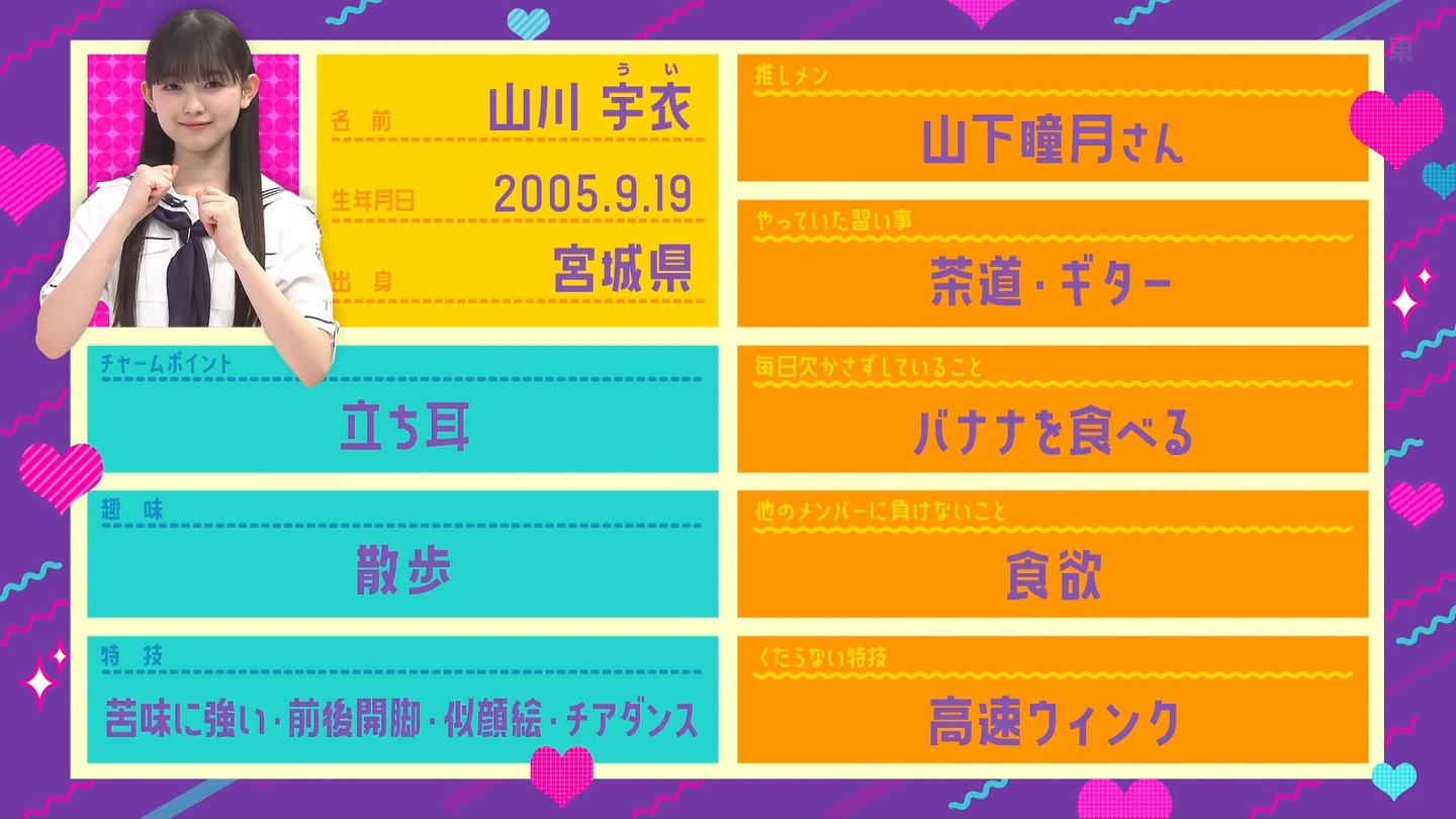 山川宇衣そこ曲がったら櫻坂 ​​​
